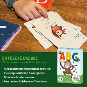 „ABC“ - Kartenset für Kinder