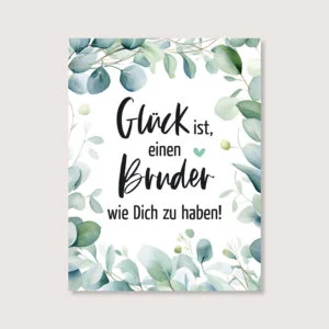 Schild Acrylglas „Bruder"