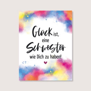 Schild Acrylglas „Schwester"