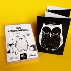 Baby Kontrastleporello „Waldtiere