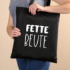 Baumwolltasche „Fette Beute"