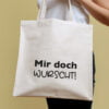 Baumwolltasche „Mir doch Wurscht"