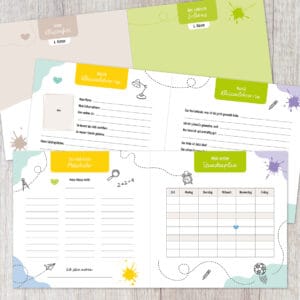 Erinnerungsbuch „Endlich Schulkind