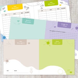 Erinnerungsbuch „Endlich Schulkind