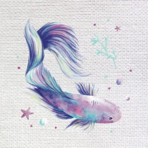 Bügelbild „Fisch