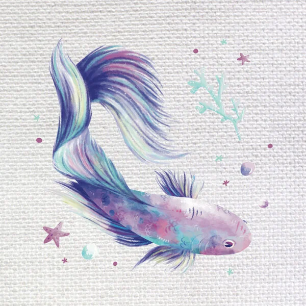 Bügelbild „Fisch" 2