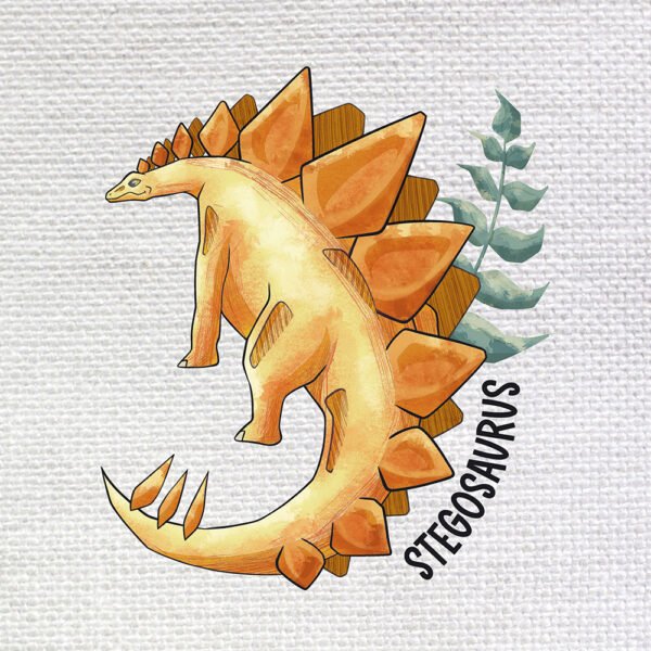 Bügelbild „Stegosaurus"
