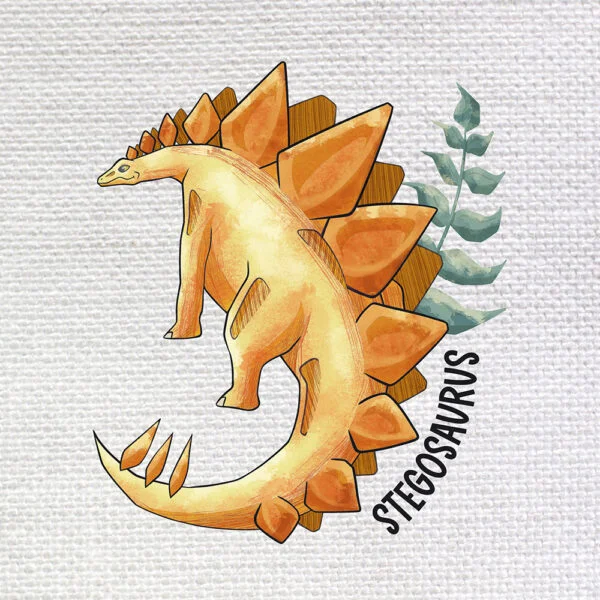 Bügelbild „Stegosaurus"