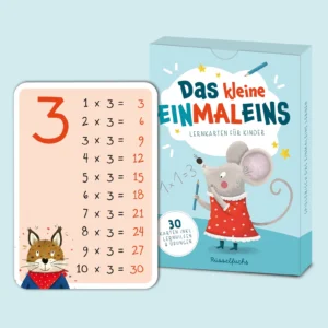 „Das kleine Einmaleins“ - Kartenset inkl. Lerntipps und Übungen