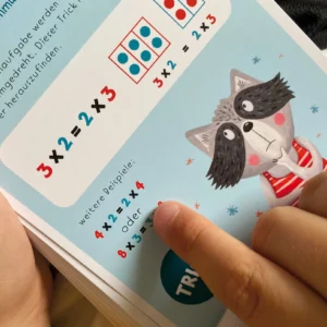 „Das kleine Einmaleins“ - Kartenset inkl. Lerntipps und Übungen