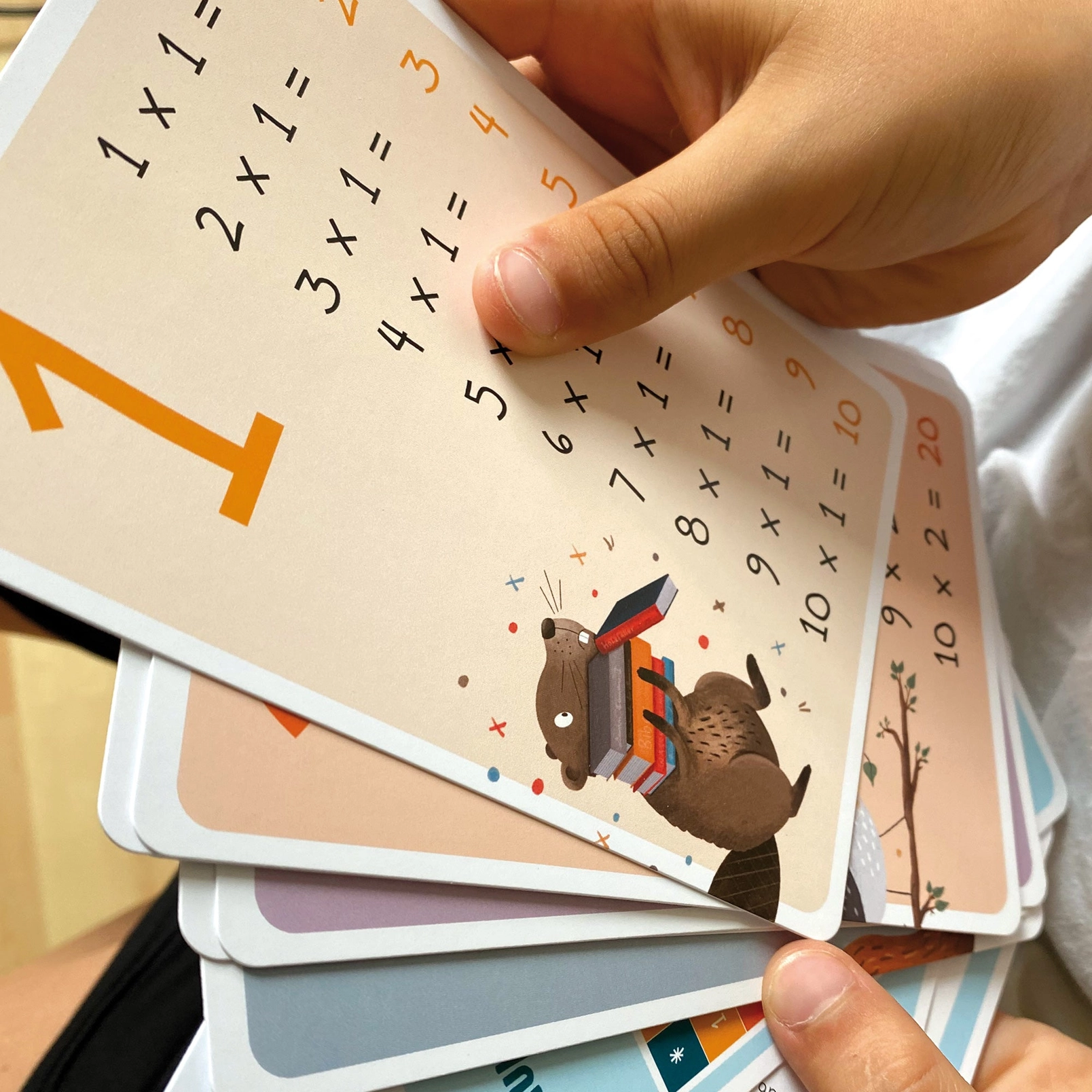 „Das kleine Einmaleins“ - Kartenset inkl. Lerntipps und Übungen