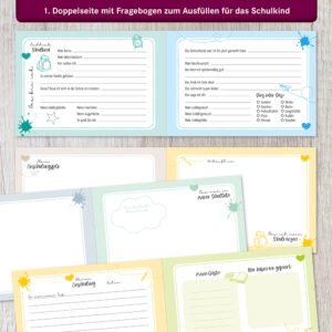 Erinnerungsbuch „Einschulung und Grundschulzeit"