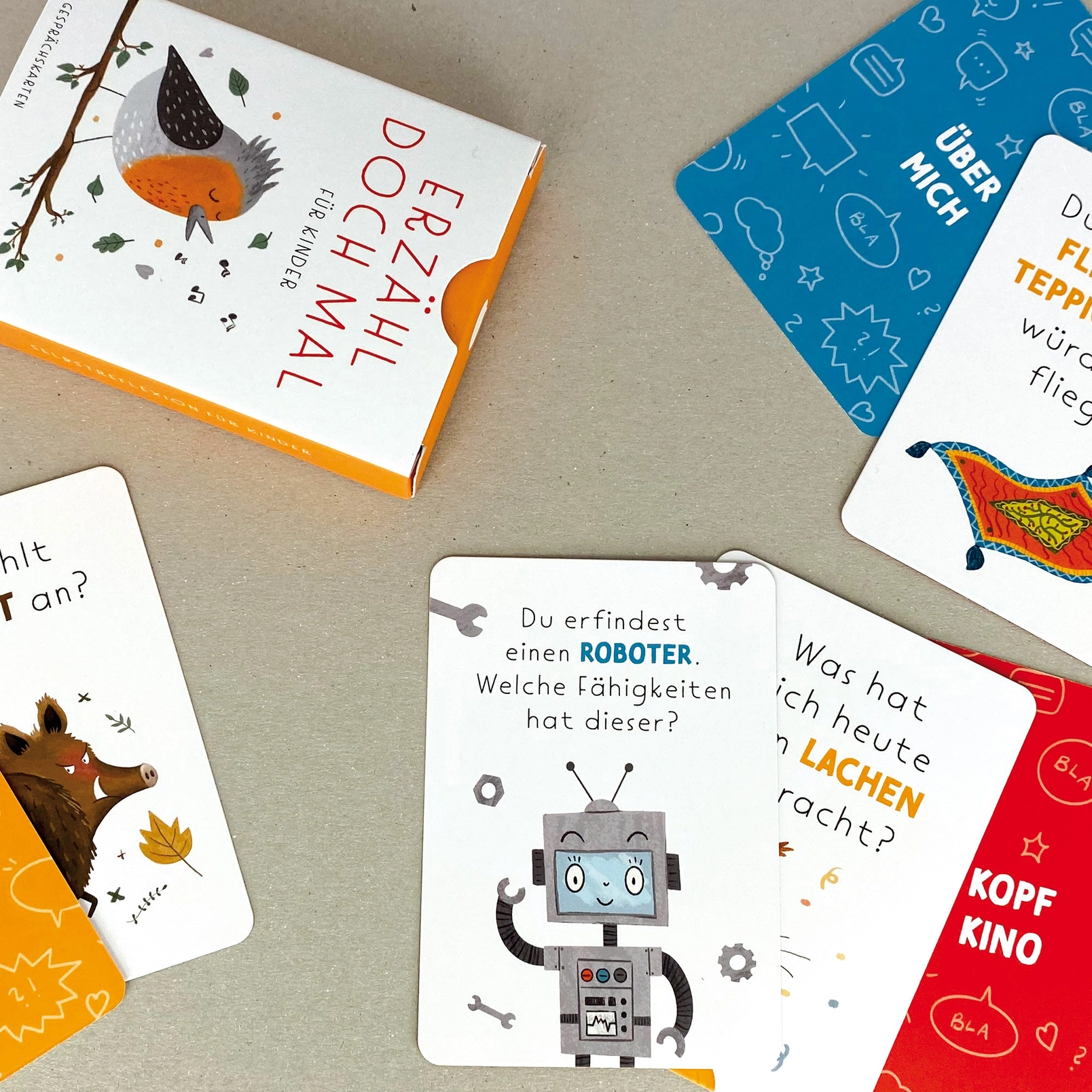 „Erzähl doch mal“ - Gesprächskarten für Kinder