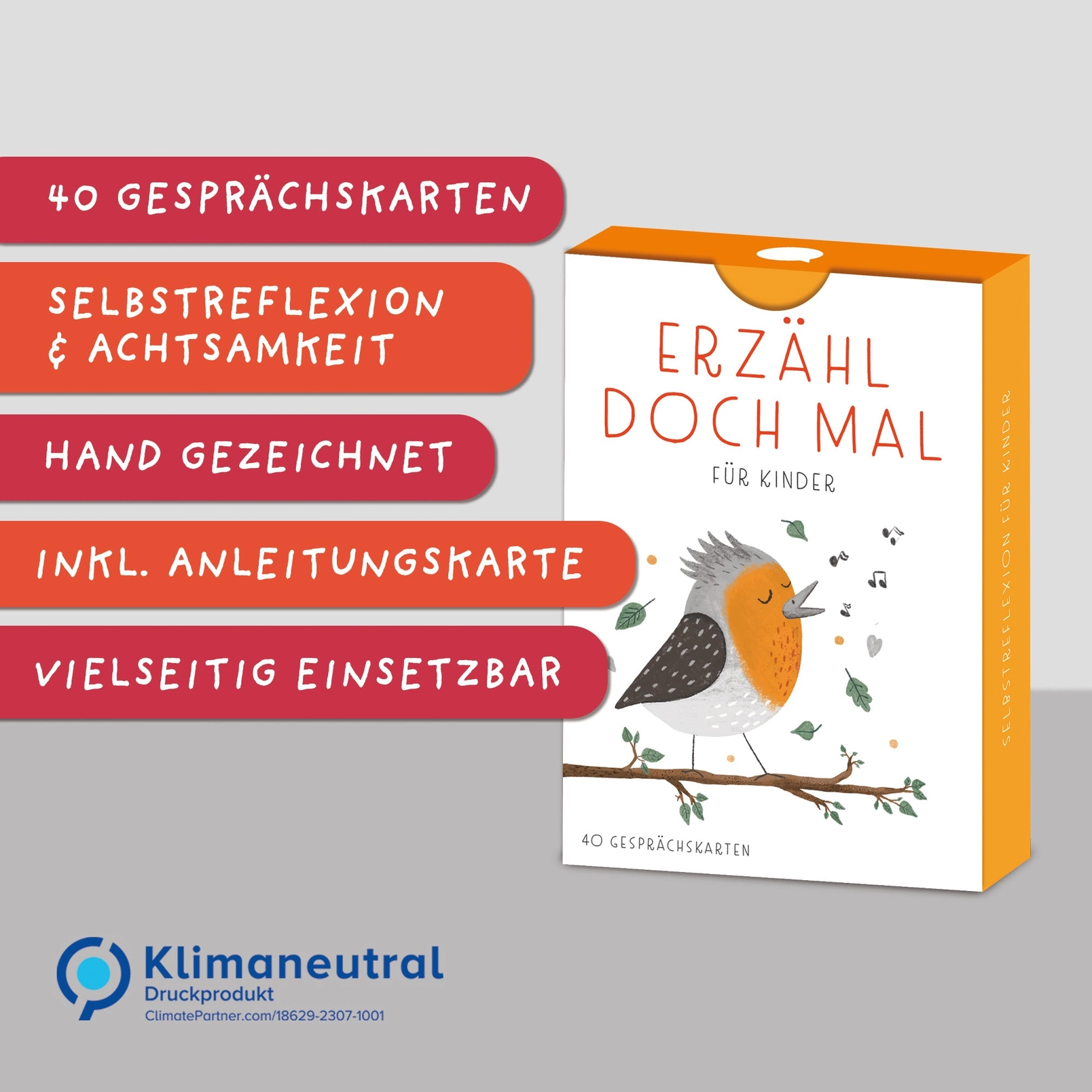 „Erzähl doch mal“ - Gesprächskarten für Kinder