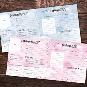 Freundebuch für Erwachsene „Lieblingsmenschen