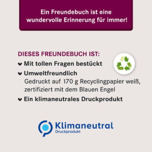 Freundebuch für Erwachsene „Lieblingsmenschen