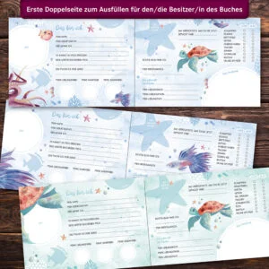 Freundebuch „Meerestiere"