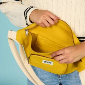 Große Gürteltasche, Safran