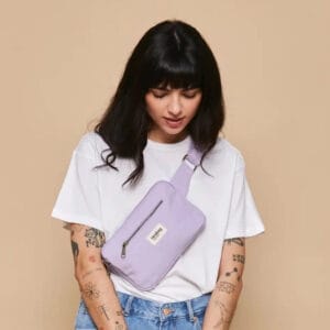 Kleine Gürteltasche, Lila