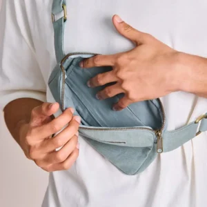 Kleine Gürteltasche, Salbei