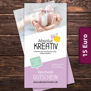 Gutschein 15,00 Euro