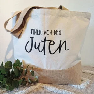 Jutetasche „Einer von den Juten