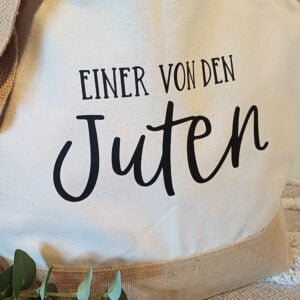 Jutetasche „Einer von den Juten