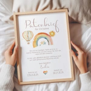 Patenbrief „Regenbogen