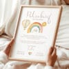 Patenbrief „Regenbogen" personalisiert