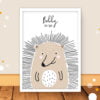 Poster Kinderzimmer „Igel"