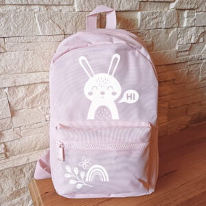 Rucksack für Kinder „Hase" Rosa