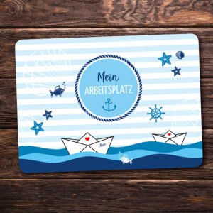 Schreibtischunterlage „Boot"