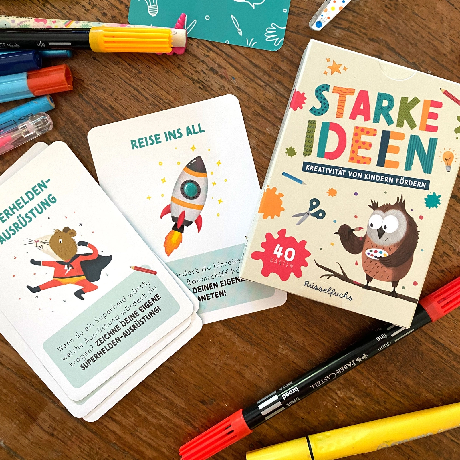 „Starke Ideen“ - Kreativitätskarten für Kinder