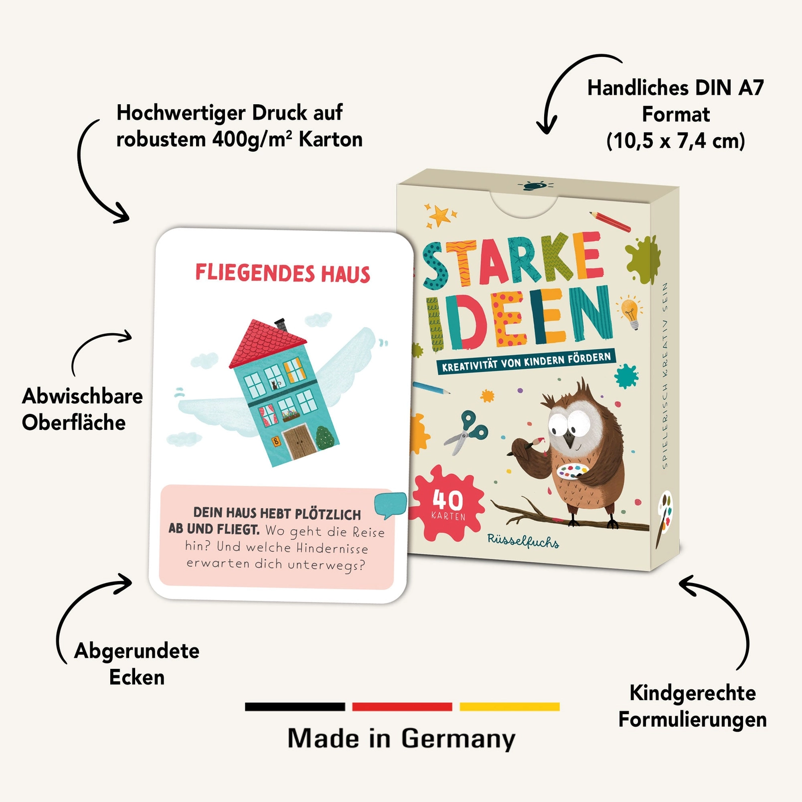 „Starke Ideen“ - Kreativitätskarten für Kinder