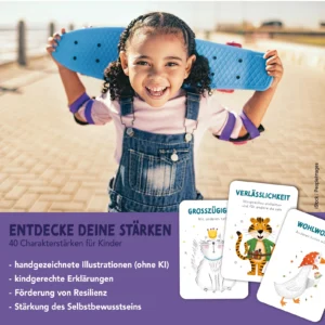 „Starker Charakter“ - Stärkekarten für Kinder
