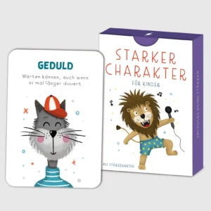 „Starker Charakter“ - Stärkekarten für Kinder