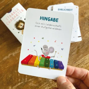 „Starker Charakter“ - Stärkekarten für Kinder
