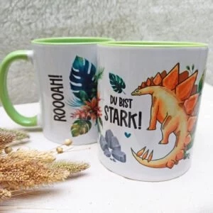 Tasse aus Keramik „Dinosaurier