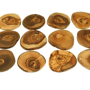 Untersetzer rustikal aus Olivenholz