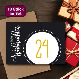 Weihnachtskarte „Kugel"