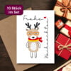 Weihnachtskarte „Rentier"