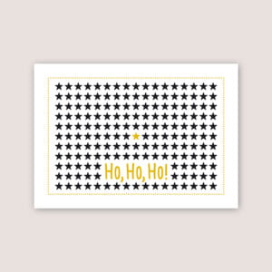 Weihnachtskarte „Sterne"