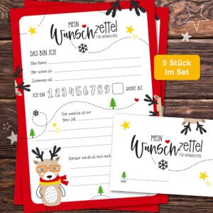 Wunschzettel zum Ausfüllen
